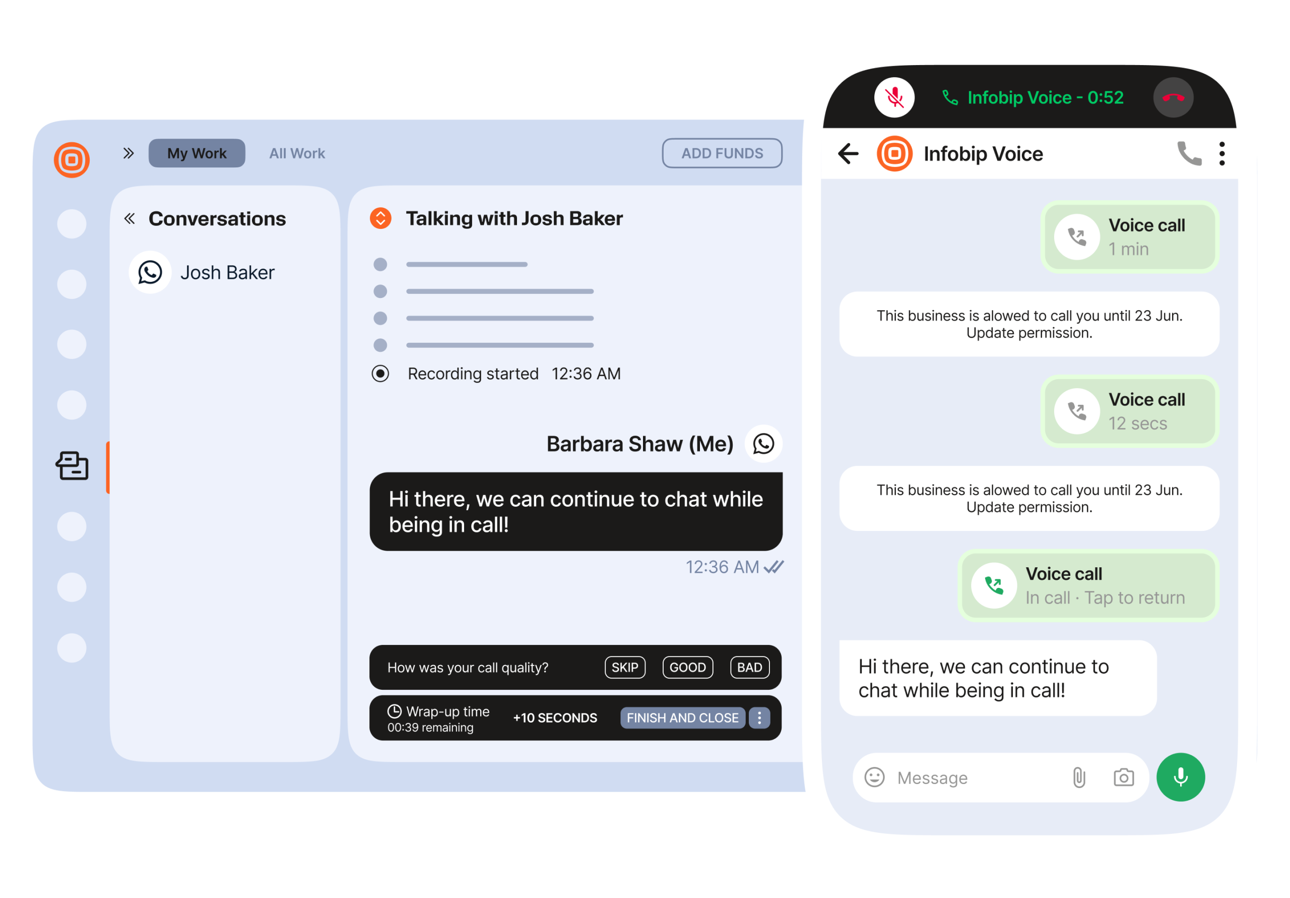 Social card featuring Infobip and Niva Bupa logos with the title “Niva Bupa: Redefining CX with personalized interactions.” The image highlights Vikash Rathi, Senior Manager – Digital Marketing at Niva Bupa, with his photo on the right side over an orange gradient background. The design includes abstract decorative shapes and the label “In the Spotlight” in the bottom left corner.